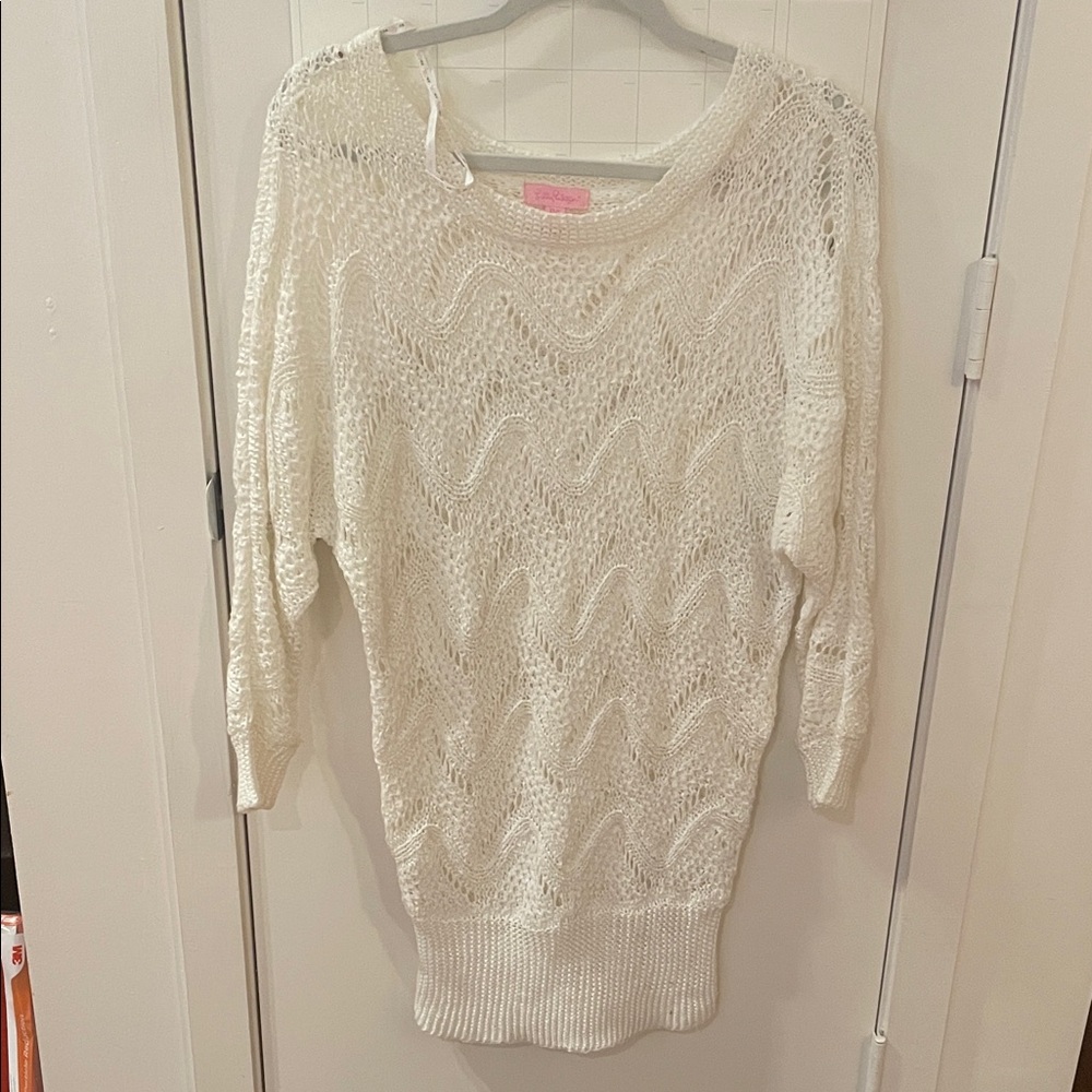Lilly Pulitzer Cream Knit Sweater